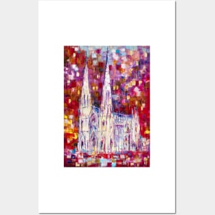 Gothic Grandeur: St. Patrick's Cathedral in New York Posters and Art